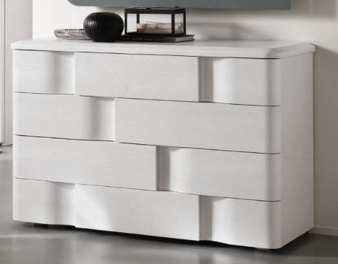 Euro Design Euro Design Levante Bianco 4 Drawer Chest