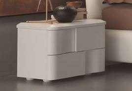 Euro Design Euro Design Levante Bianco Bedside Cabinet