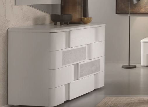 Euro Design Euro Design Levante Grigio 4 Drawer Chest