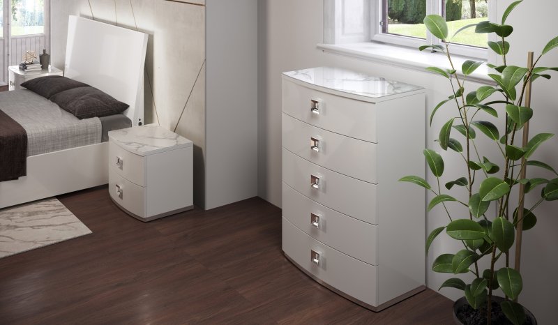 Euro Design Euro Design Kate 5 Drawers Tallboy