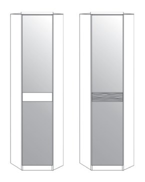 Wiemann German Furniture 
Glass door in champagne with cross-trim(Plain)

W 93 cm x H 216cm x D 93cm