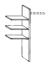 Wiemann German Furniture Laundry Shelf Insert

W 96.4cm x H 137cm x D 51.5cm
3 adjustable shelves, 1 clothes rail, 1 centre p