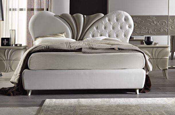 Euro Design Euro Design Fiocco Frassino Grigio Bed