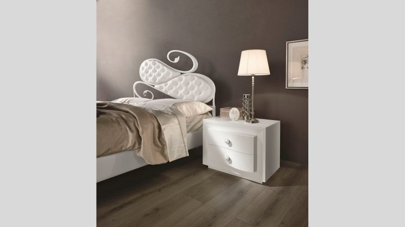 Euro Design Euro Design 2 Drawer Bedside