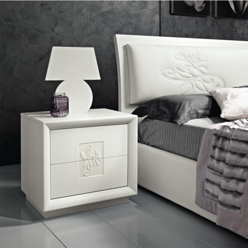 Euro Design Euro Design Artemide 2 Drawer Bedside