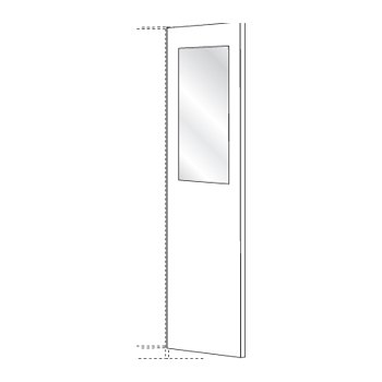 Wiemann German Furniture Interior Mirror

W 36cm x H 80cm x D 1cm