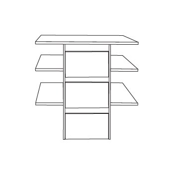 Wiemann German Furniture 3 Drawer Insert with Wooden Front

W 96.4cm x H 89cm x D 51.5cm