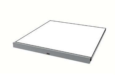 Wiemann German Furniture Light screen for shelves for compartment width 47.5 cmW 47.5cm x H 3cm x D 1cm