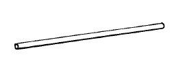 Wiemann German Furniture Clothes Rail for compartment width 80.1 cm
W 80.1cm x H 3cm x D 2cm