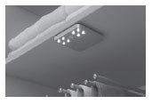 Wiemann German Furniture LED Wardrobe interior lights with motion - 2 item W 10 cm x H 2cm x D 10cm
detector,