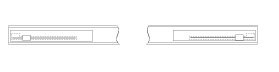 Wiemann German Furniture Self-Closing Mechanism with Buffering for Exterior Doors (Pair)W 24cm x H 2cm x D 11cm