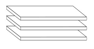 Wiemann German Furniture 3 Adjustable Shelves for compartment width 96.4 cm with normal depth D51.5 cm x W 96.4cm x H 2.2cm