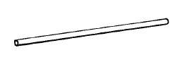 Wiemann German Furniture Hanging rail for compartment width 47.5cm
W 47.5cm x H 3cm x D 2cm