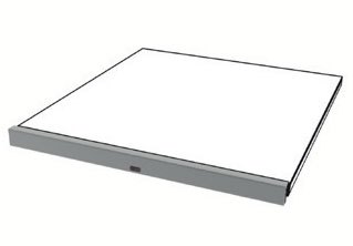 Wiemann German Furniture Light screen for shelves for compartment width 80.1 cmW 80.1cm x H 3cm x D 1cm