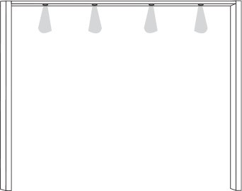 Wiemann German Furniture Passe-Partout Frame With LED lights for Width 325cm  (Set of 8)

W 335cm x H 240 cm x D 23cm