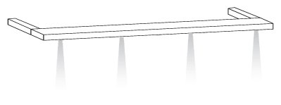 Wiemann German Furniture Cornice with Power-LED lighting  (Set of 4)

W 200cm x H 3.2cm x D 12.5cm