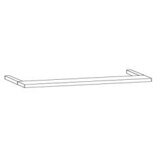 Wiemann German Furniture Cornice without Lighting for Extended Corner UnitW 64.1cm x H 3.2cm x D 12.5cm