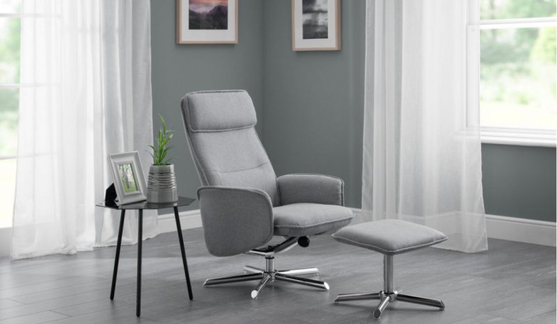 Julian Bowen Julian Bowen Aria Recliner & Stool