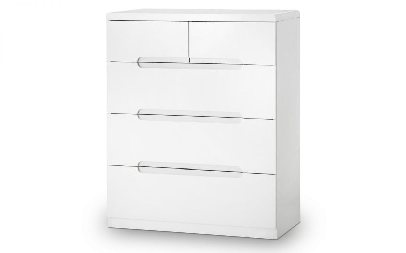 Julian Bowen Julian Bowen Manhattan 3+2 Drawer Chest - White