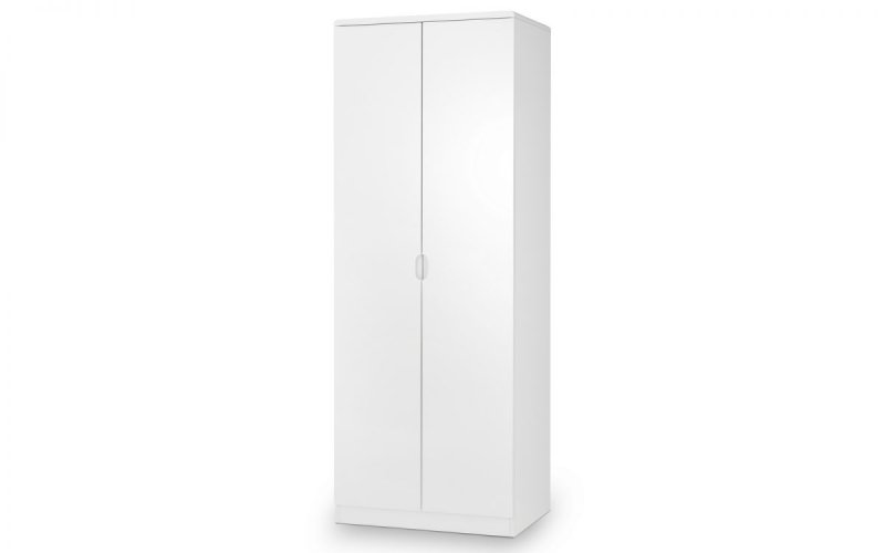 Julian Bowen MANHATTAN 2 DOOR WARDROBE - WHITE