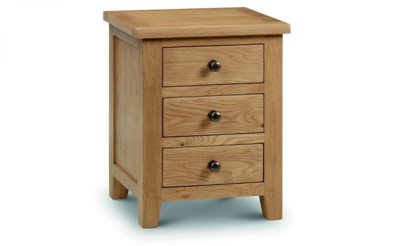 Julian Bowen Julian Bowen Marlborough 3 Drawer Bedside