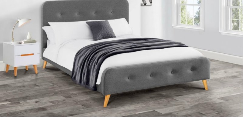 Julian Bowen Julian Bowen Astrid Curved Retro Buttoned Bed