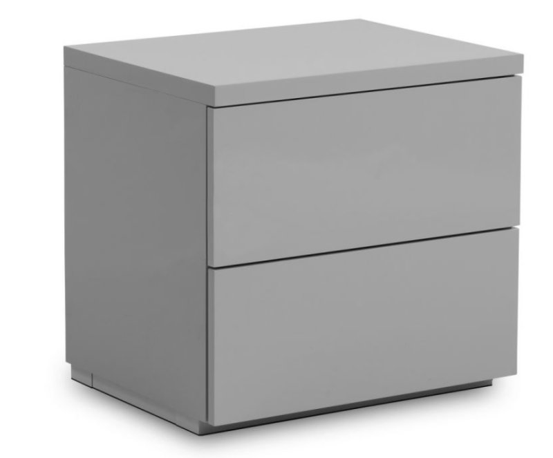 Julian Bowen JULIAN BOWEN MONACO 2 DRAWER BEDSIDE