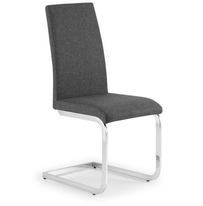 Julian Bowen JULIAN BOWEN ROMA CANTILEVER DINING CHAIR SLATE GREY