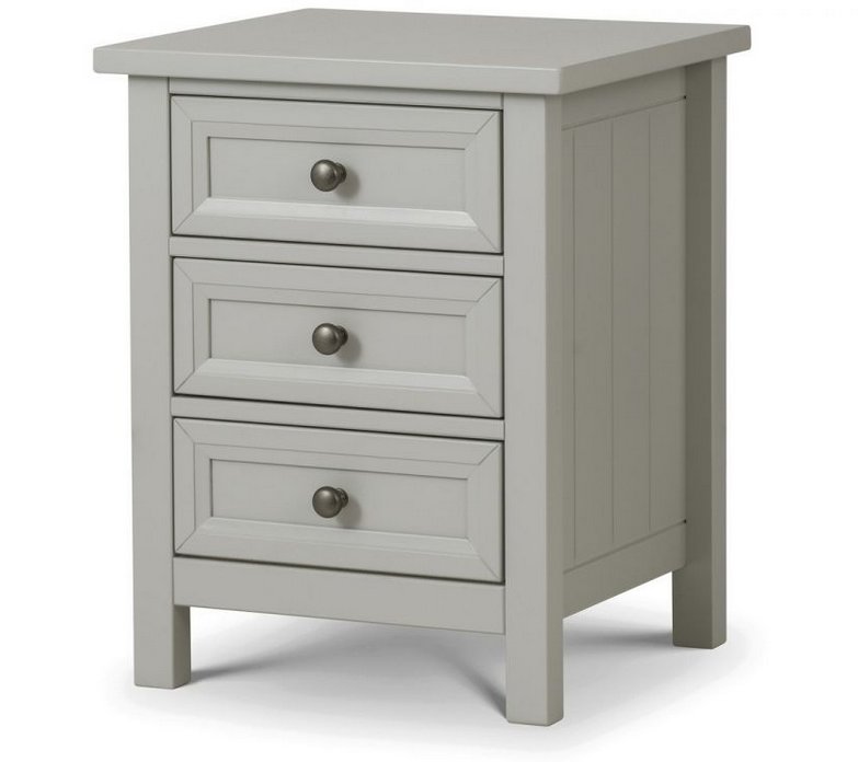 Julian Bowen JULIAN BOWEN MAINE 3 DRAWER BEDSIDE