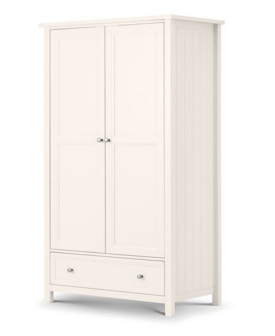 Julian Bowen JULIAN BOWEN MAINE 2 DOOR COMBINATION WARDROBE - DOVE GREY