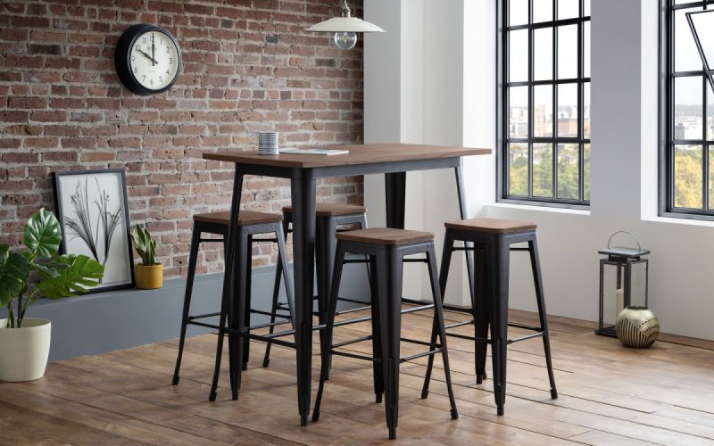 Julian Bowen Julian Bowen Grafton Backless Bar Stools