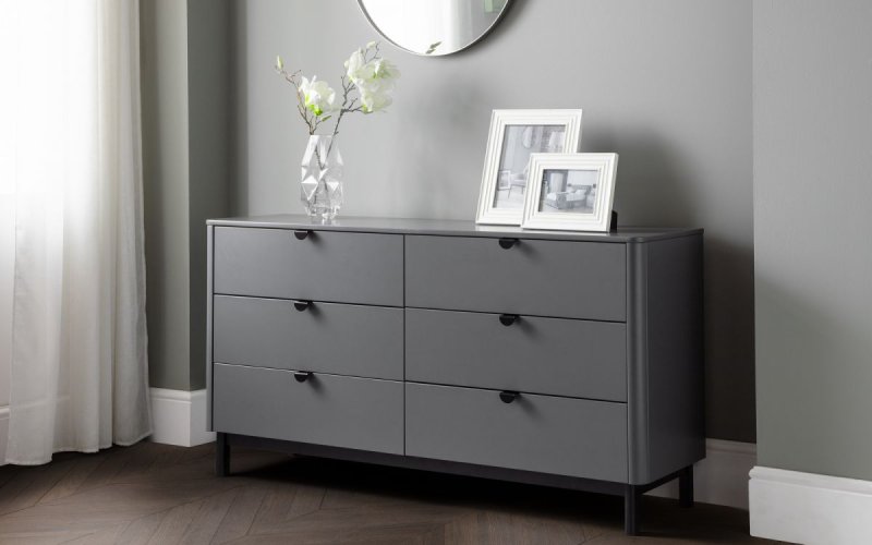 Julian Bowen Julian Bowen Chloe 6 Drawer Wide Chest