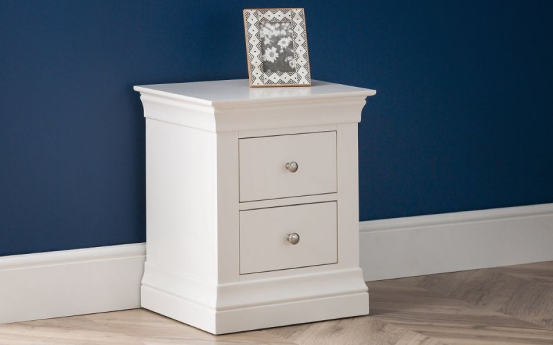 Julian Bowen Julian Bowen Clermont 2 Drawer Bedside