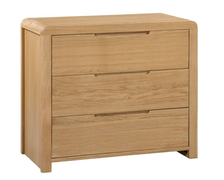 Julian Bowen JULIAN BOWEN CURVE 3 DRAWER CHEST