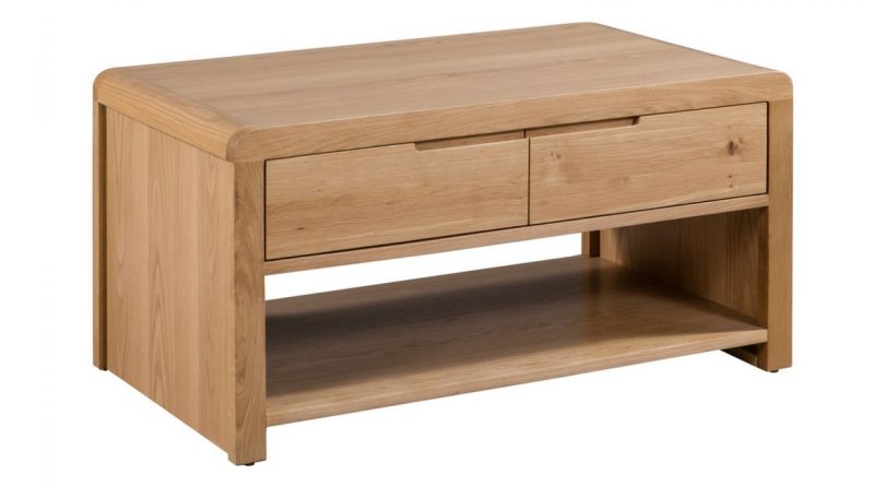 Julian Bowen JULIAN BOWEN CURVE OAK COFFEE TABLE