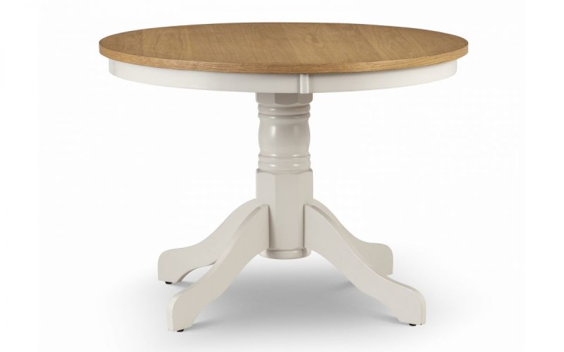 Julian Bowen Julian Bowen Davenport Elephant Grey Round Pedestal Table 