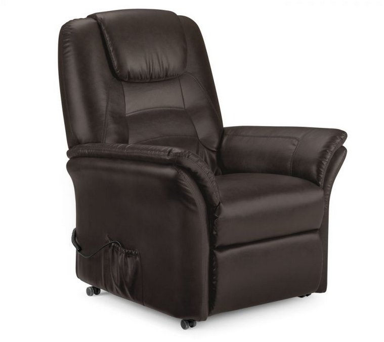 Julian Bowen JULIAN BOWEN RIVA RISE & RECLINE CHAIR BROWN