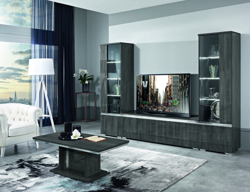 MCS SRL Italy MCS Oxford Grey TV Stand