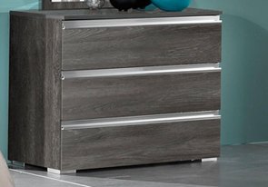 MCS SRL Italy MCS Oxford Grey High Gloss Single Dresser