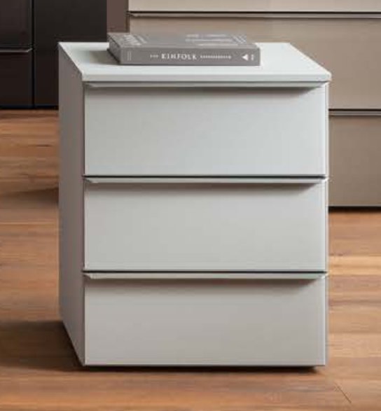 Nolte German Furniture Nolte Mobel - Akaro 4153100 - Bedside Chest With 2 and a 1/2 Drawers