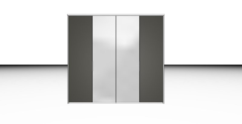 Nolte German Furniture Nolte Mobel - Concept me 200 7524080 - Complete Hinged Door Wardrobe with 4 Doors