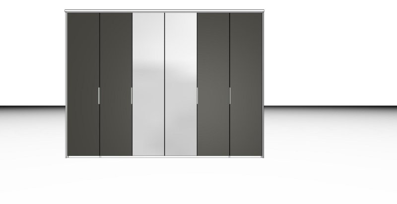 Nolte German Furniture Nolte Mobel - Concept me 200 8530080 - Folding Door Panorama Wardrobe with 6 Doors