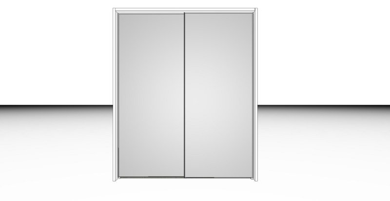 Nolte German Furniture Nolte Mobel - Concept me 300 3518016 - Sliding Door Wardrobe with 2 doors