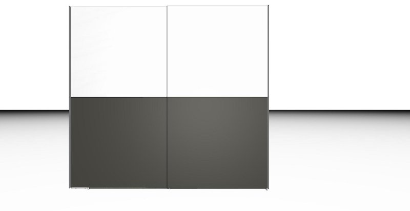 Nolte German Furniture Nolte Mobel - Concept me 310 3524033 - Sliding Door wardrobe with 2 Doors and Shelf Left Hand Side