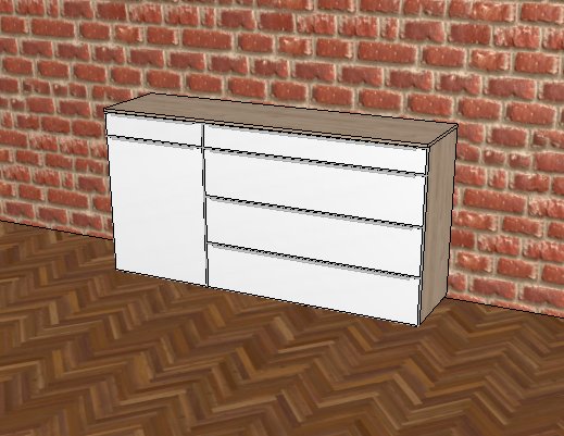 Nolte German Furniture Nolte Mobel - Alegro Style Combi Unit With Drawers