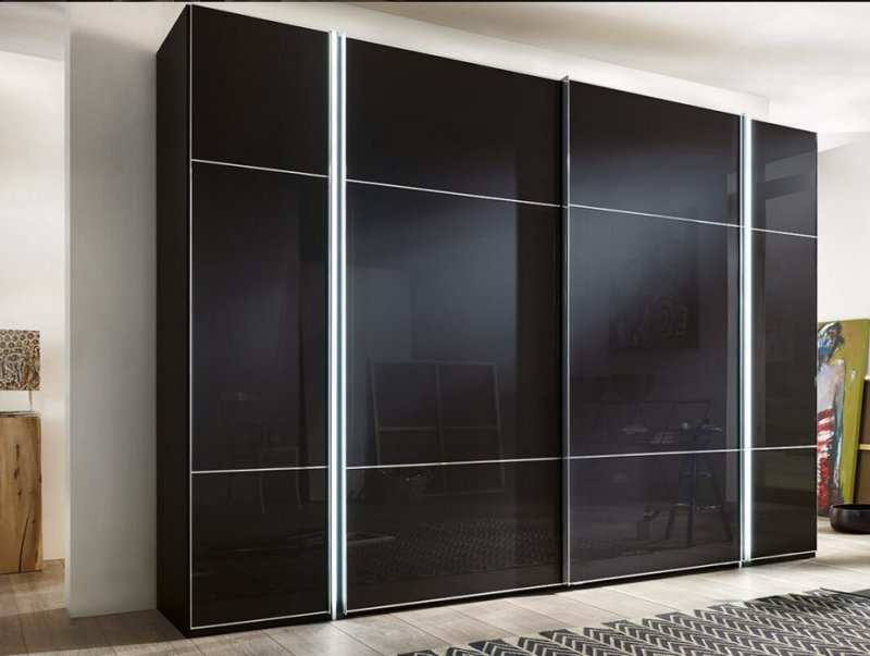 Nolte German Furniture Nolte Mobel - Marcato 2.0 - 3520073- 2 Door Sliding Wardrobe with Hinged Door Extensions