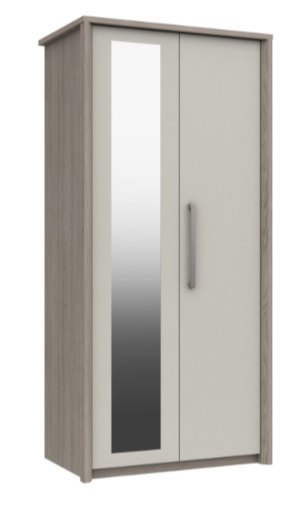 Premium British Collection Premium British Collection Aruba 2 Door Robe with Mirror