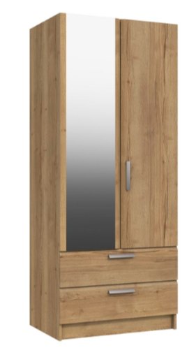 Premium British Collection Premium British Collection Watkins 2 Door Combi Robe With Mirror