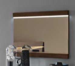 Saltarelli Mobili Saltarelli Emozioni Walnut Dresser Mirror