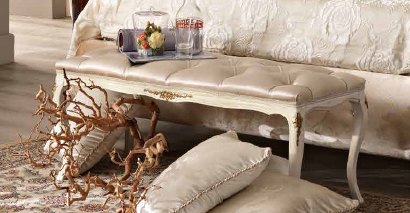 Saltarelli Mobili Saltarelli Alba Plain Bench.